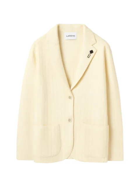 Lardini patch-pocket button-up blazer