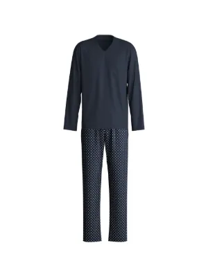 Calida Camicia Da Notte Cedar Top Uomo - Pigiama In Puro Cotone A Manica Corta
