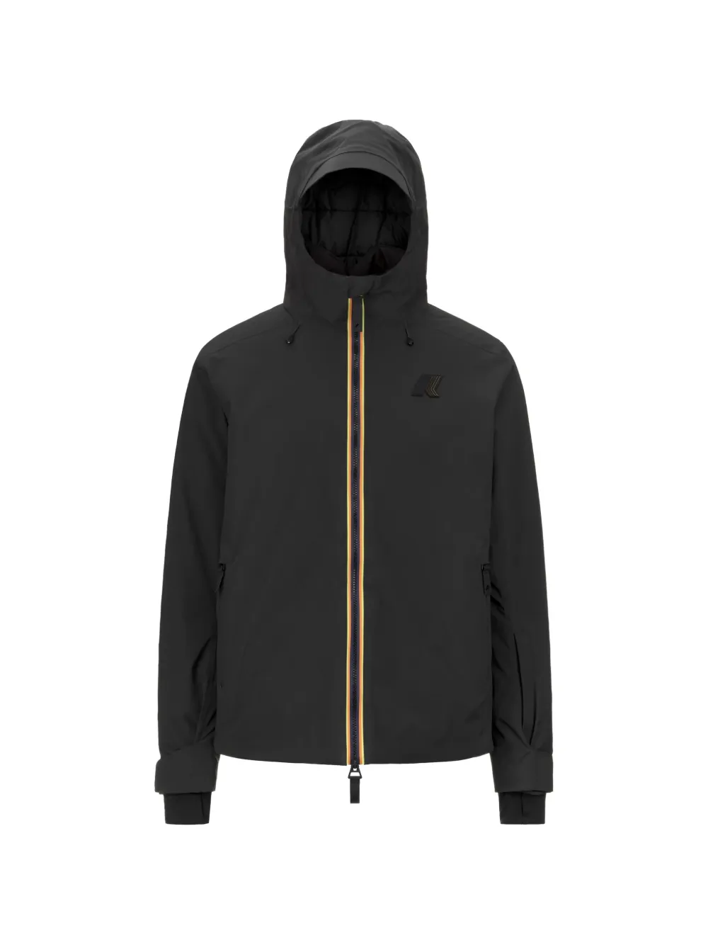 K-Way Lesarcs hooded zip jacket - Nero