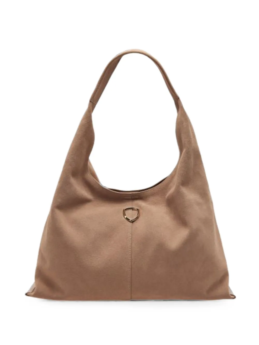Blauer HIina logo-plaque shoulder bag - Marrone