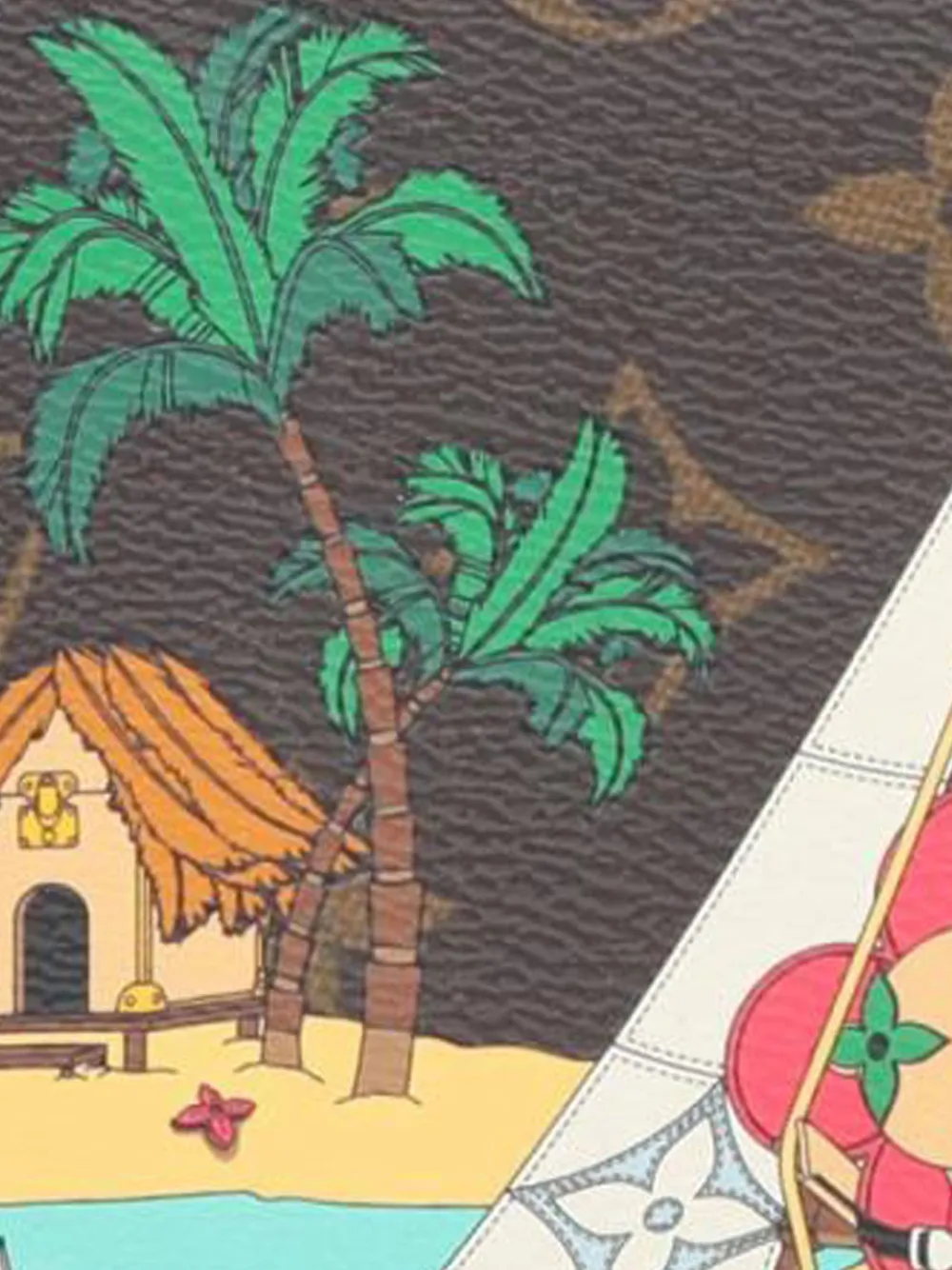  Louis Vuitton Pre-owned Sac à Bandoulière Christmas Animation Sailing Monogram Pochette Felicie Chain (2021-2025) - Marron 