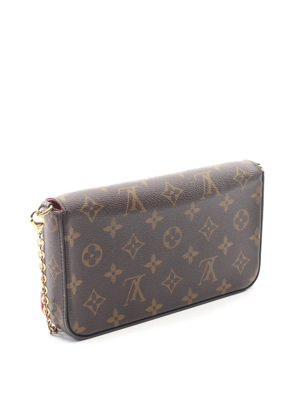  Louis Vuitton Pre-owned Sac à Bandoulière Christmas Animation Sailing Monogram Pochette Felicie Chain (2021-2025) - Marron 