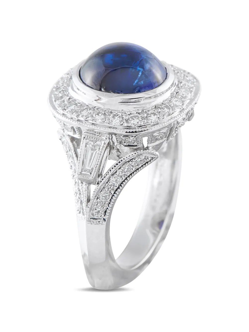 LB Exclusive diamond and sapphire ring - Argento