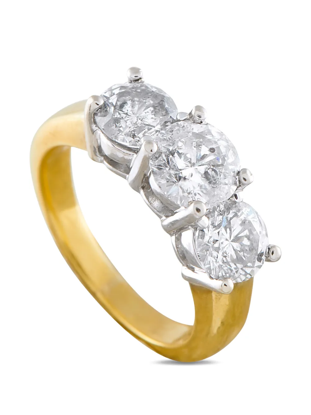 LB Exclusive diamond two-toned ring - Oro