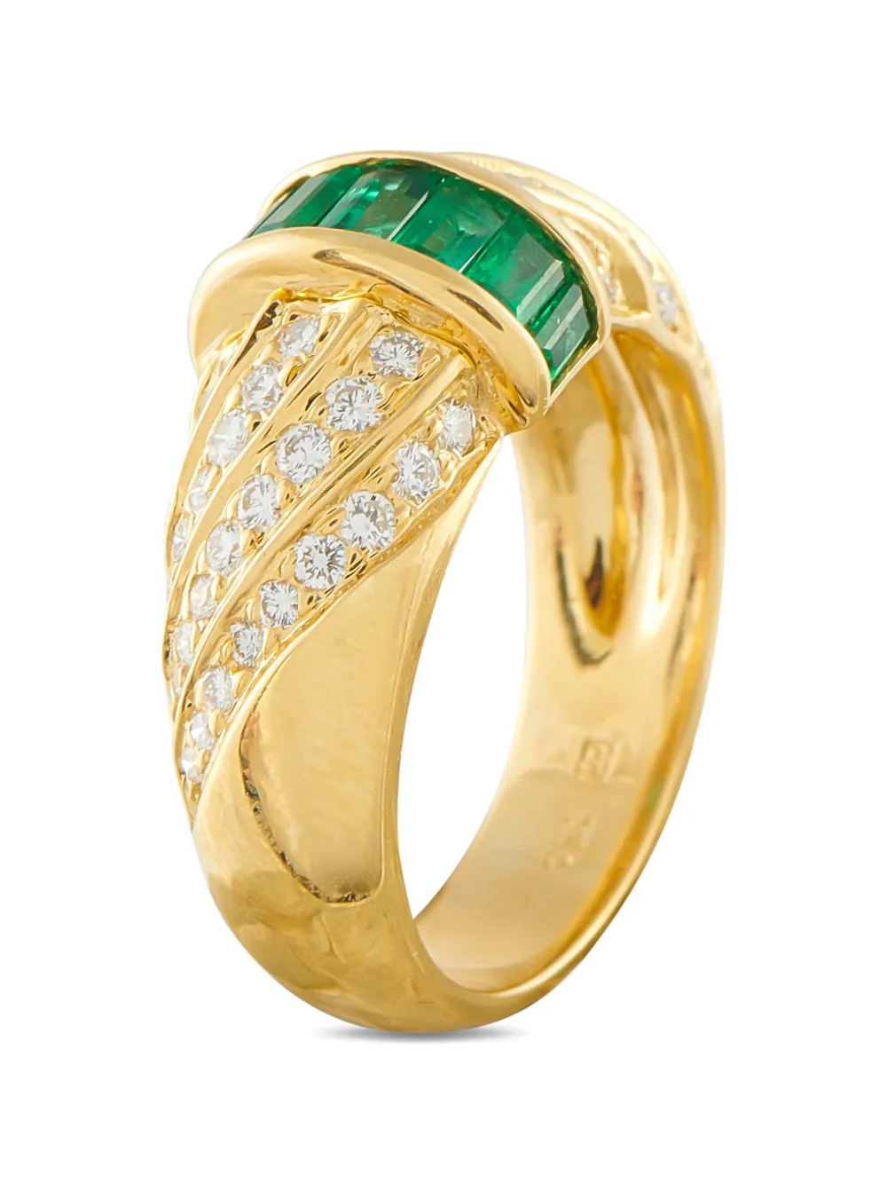LB Exclusive diamond and emerald ring - Oro