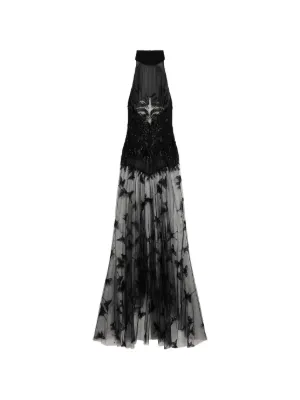 blumarine evening dress Blumarine Draped Evening Gown | Black