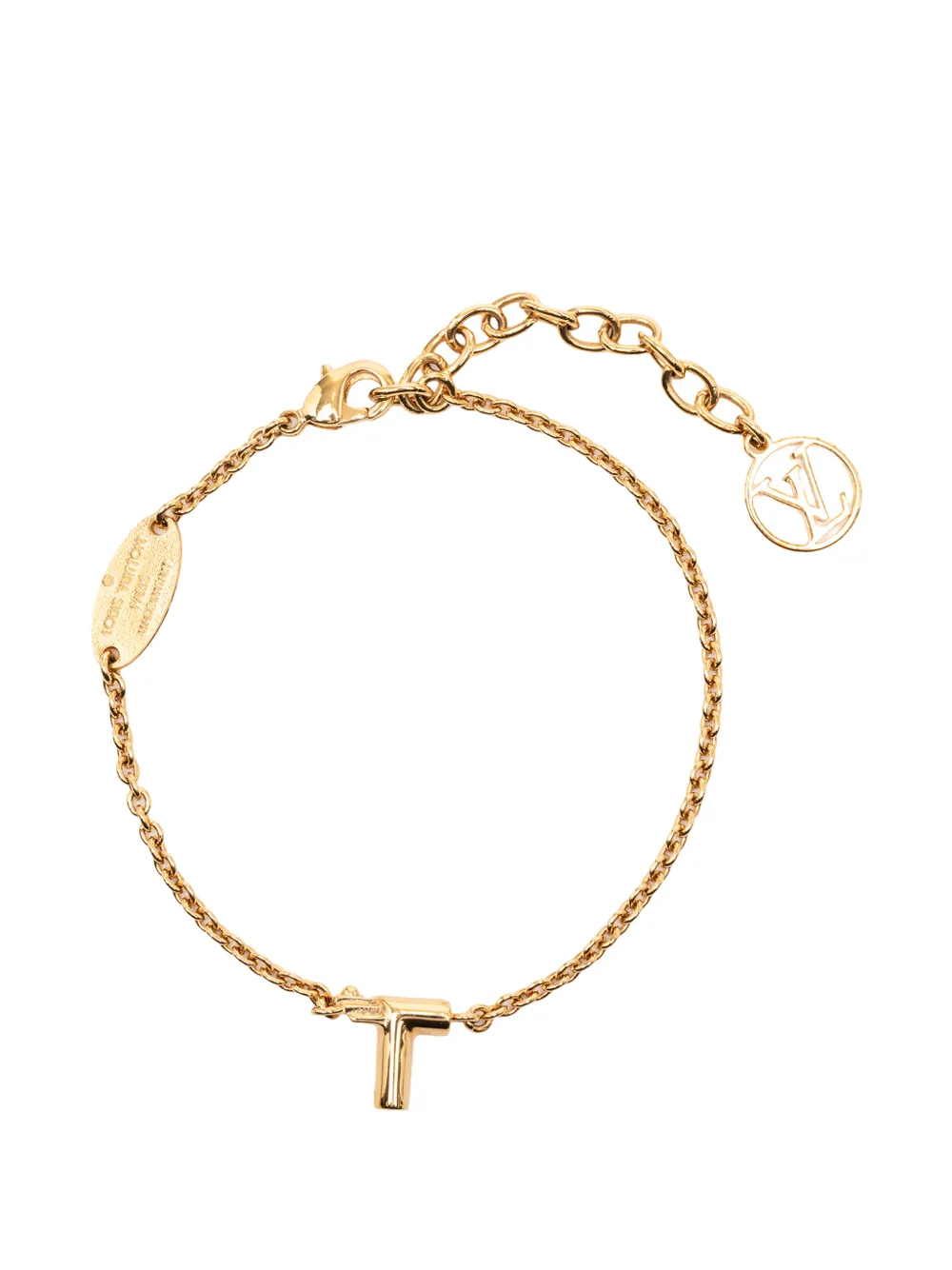 Louis Vuitton Pre-Owned Bracciale LV and Me T placcato oro 2016