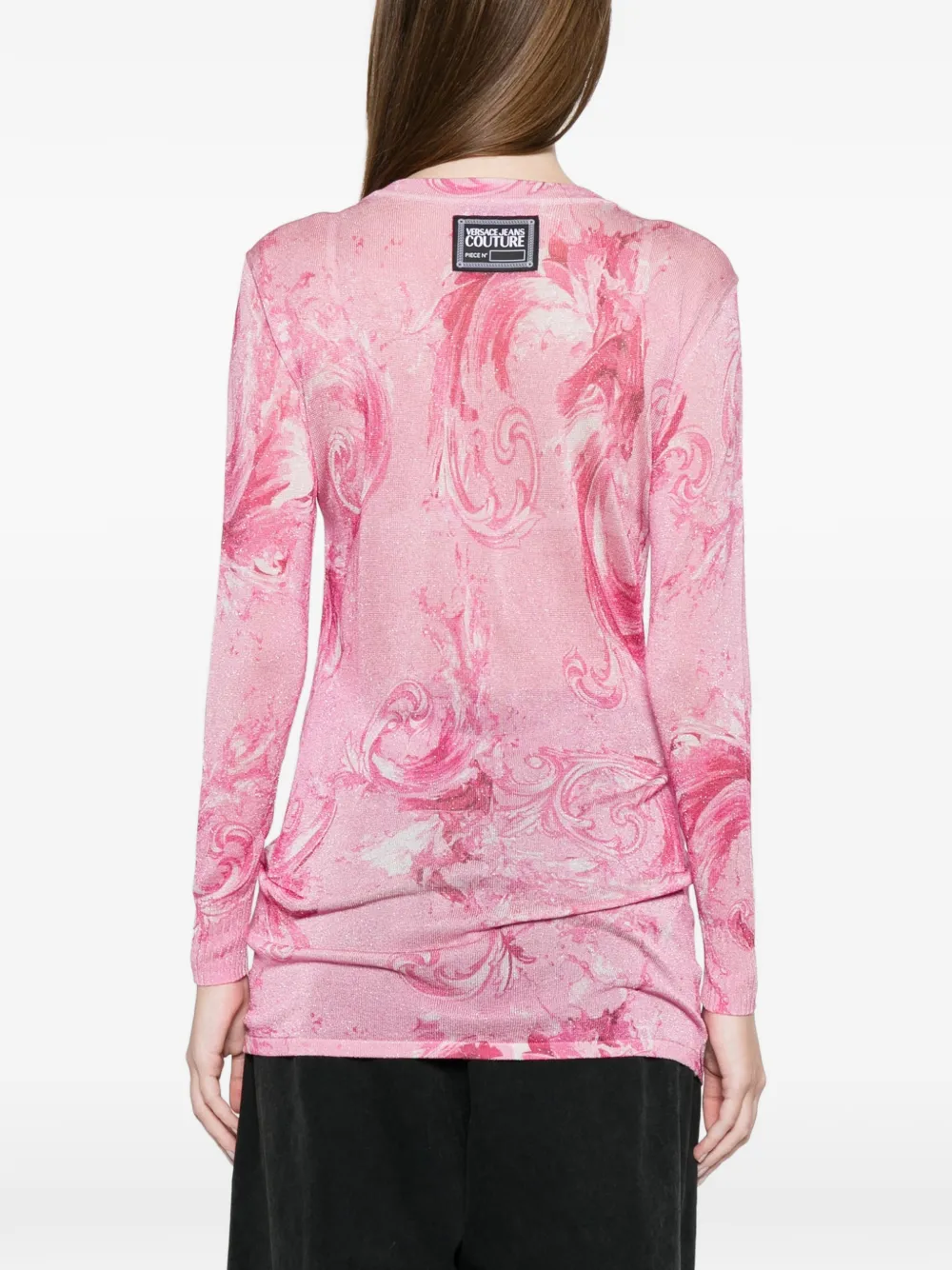 Versace Jeans Couture Vest met knopen Roze