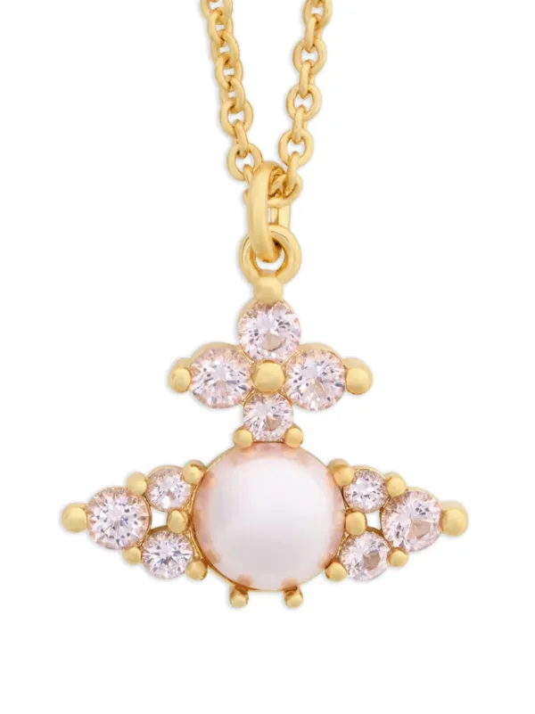 Vivienne Westwood Colar Feodora Com Pingente Orb | Dourado