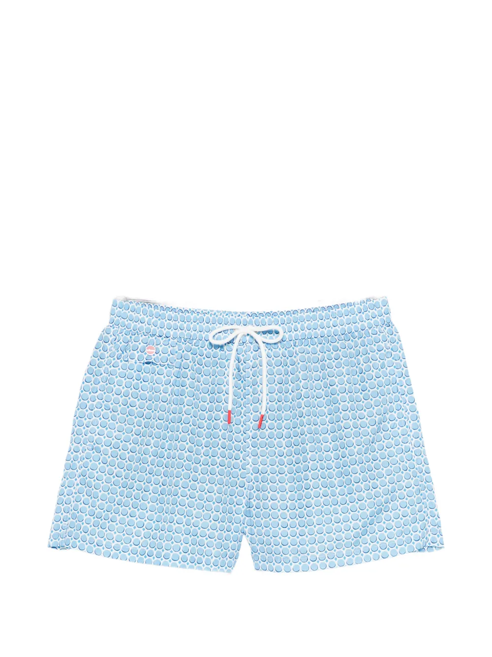 Kiton patterned swim shorts - Blu
