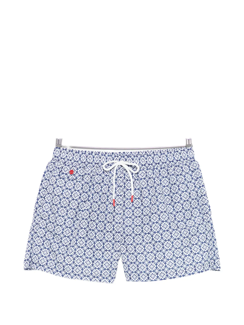 Kiton floral swim shorts - Blu