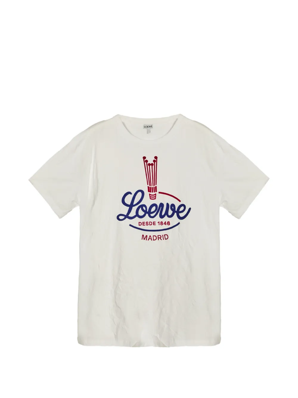 LOEWE logo-print T-shirt - Bianco
