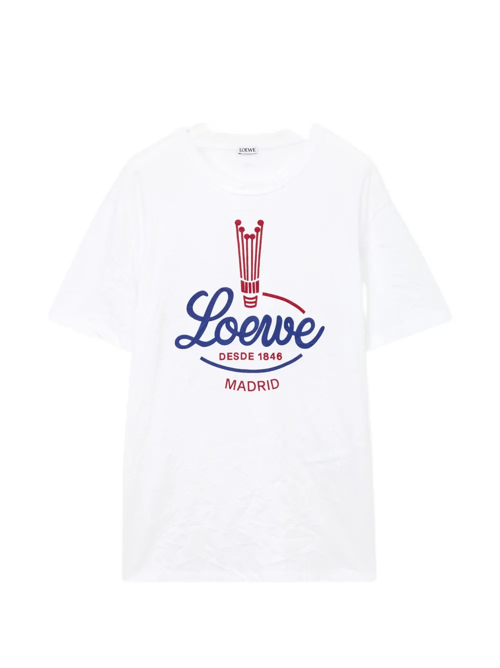 LOEWE T-shirt met logoprint Wit