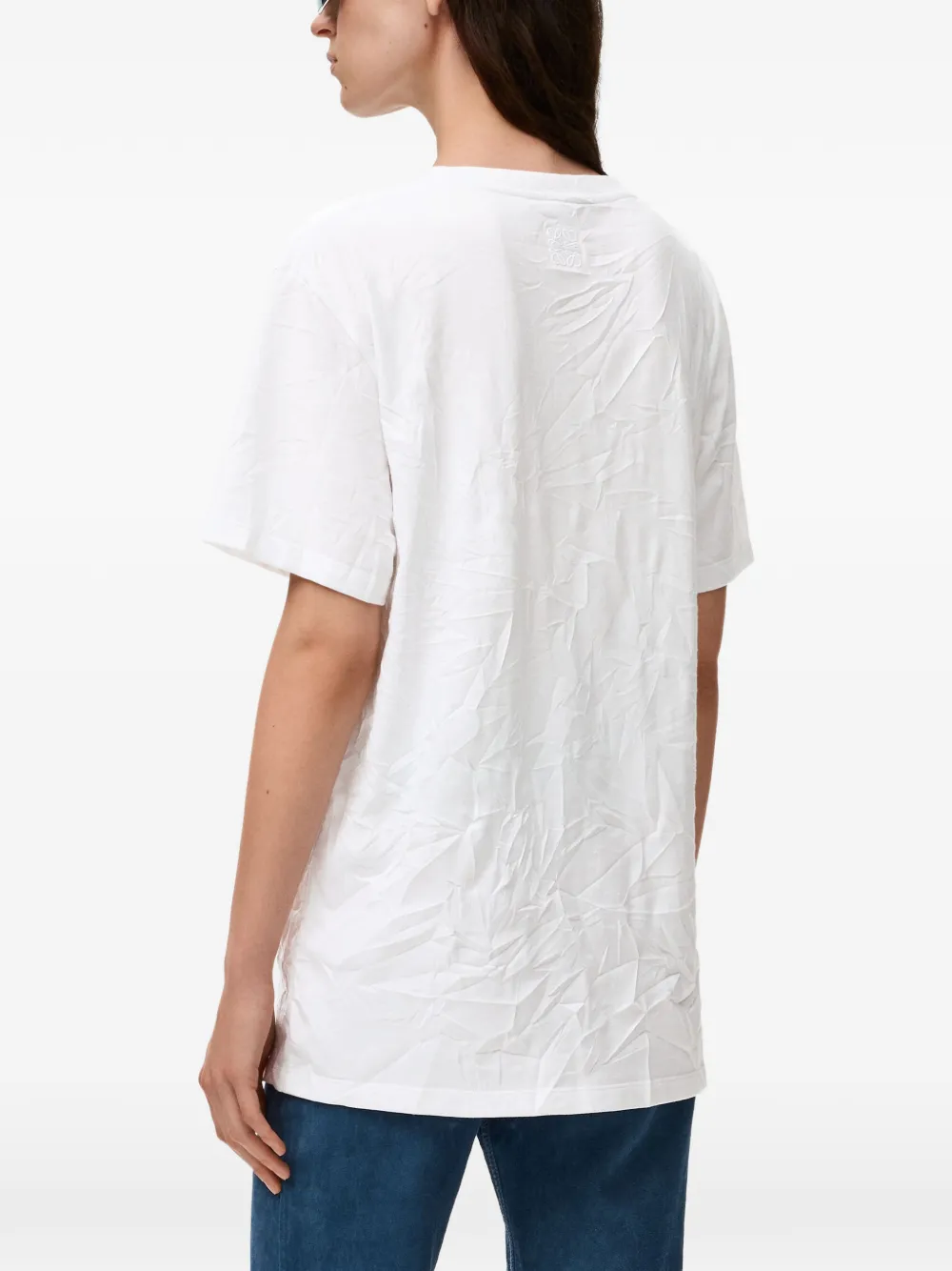 LOEWE T-shirt van katoenblend Wit
