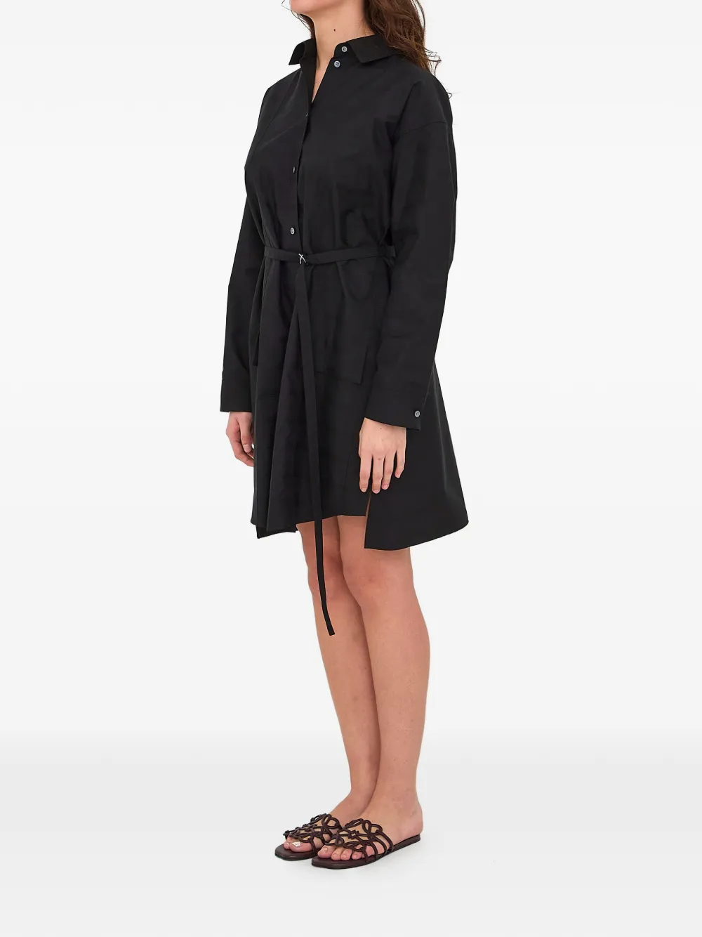 LOEWE Mini-jurk met ceintuur Zwart