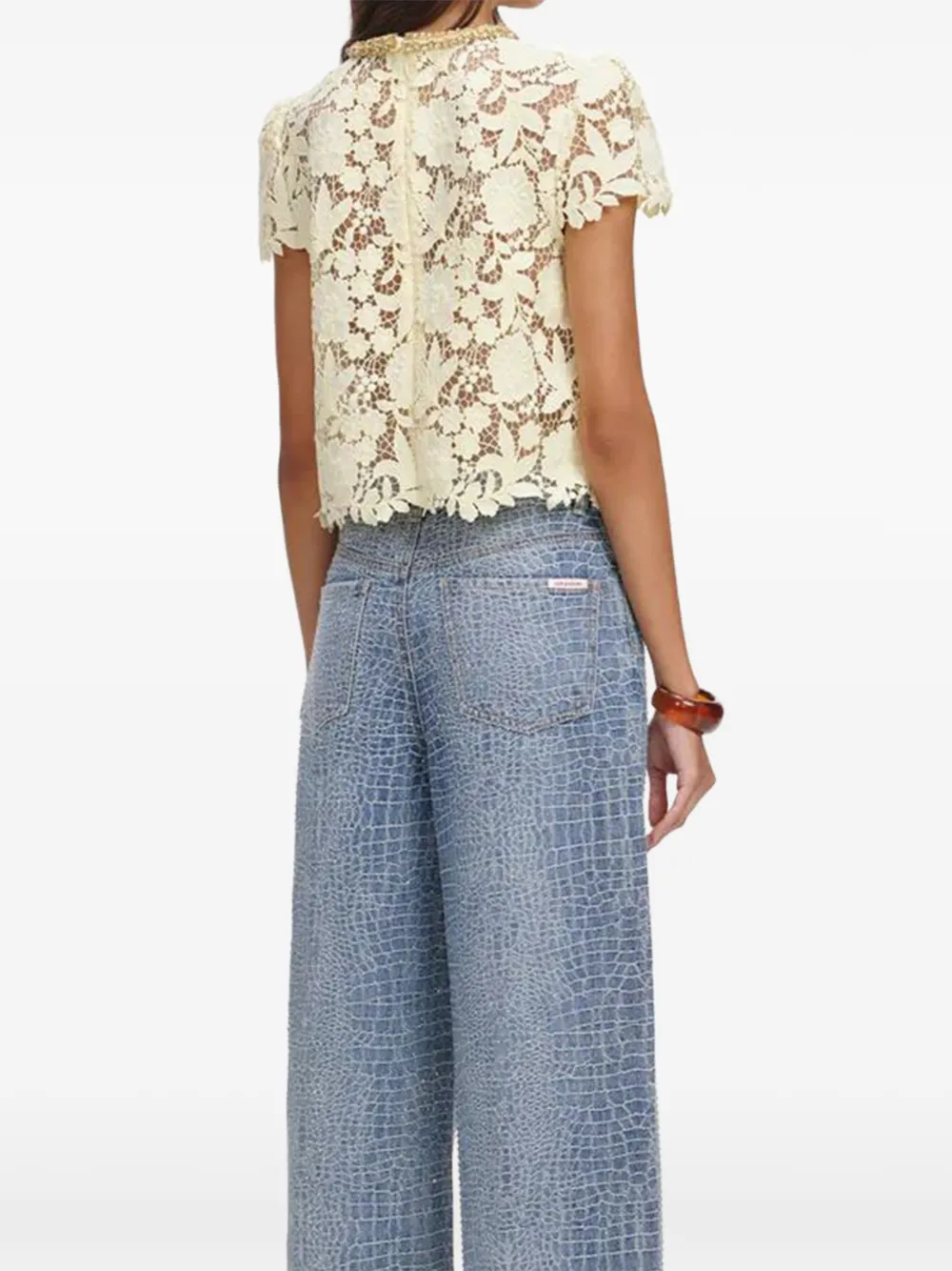 Lace Embroidered Top