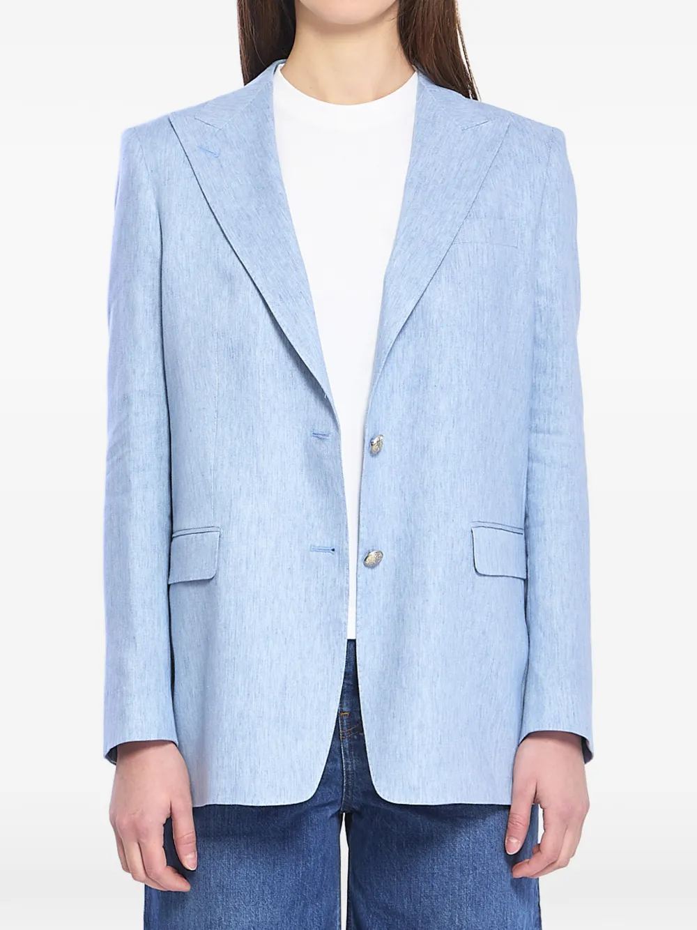 Tagliatore single-breasted blazer - Blu