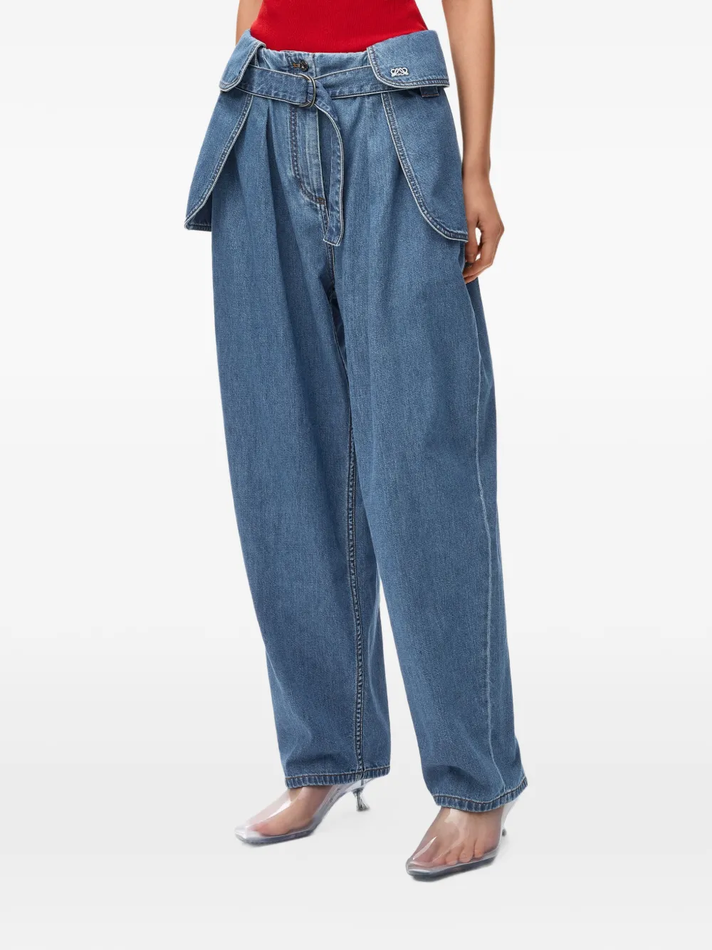 LOEWE Jeans met anagram-detail Blauw
