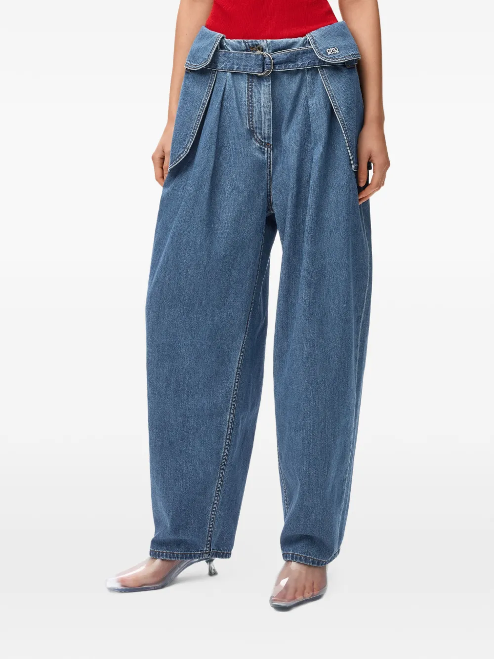 LOEWE Jeans met anagram-detail Blauw