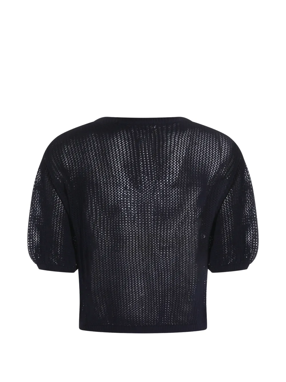  Antonelli Pointelle-knit Top - Blue 