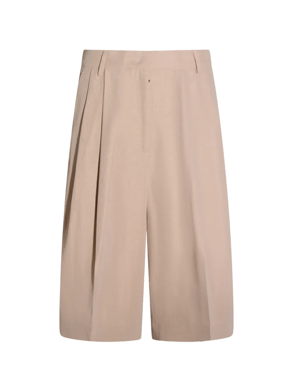 Fabiana Filippi pleated knee-length shorts - Toni neutri