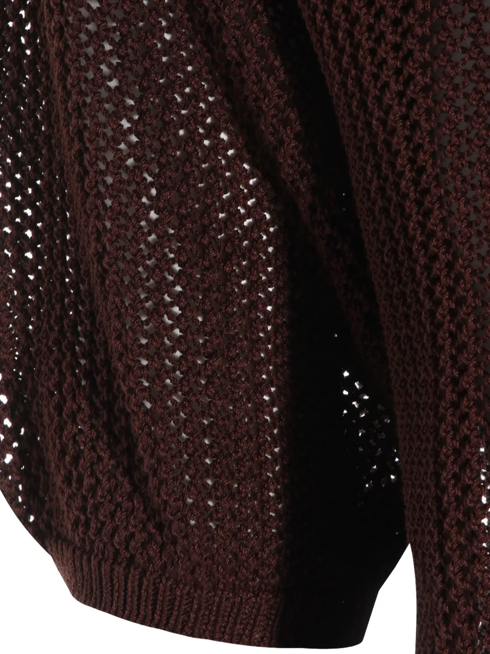 Antonelli Pointelle-knit Top - Brown 