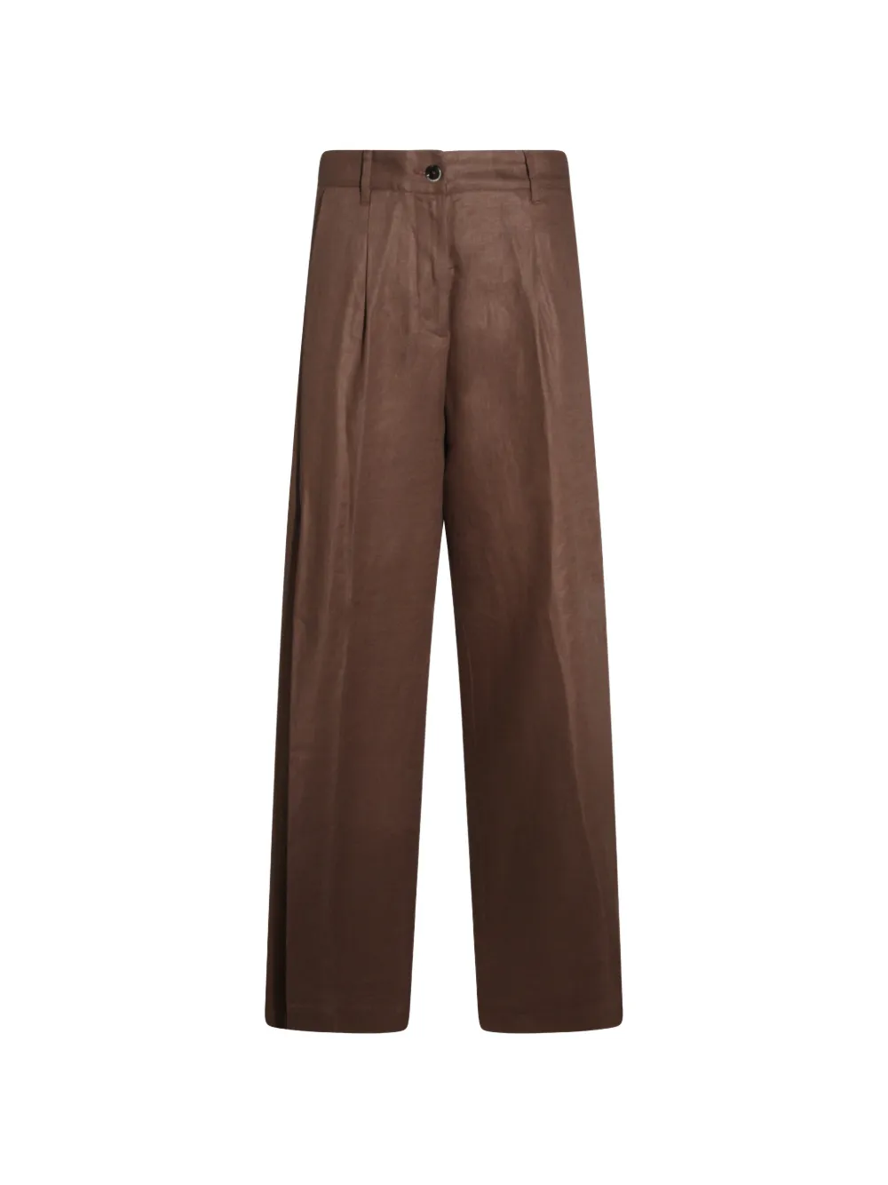 Nine In The Morning straight-leg trousers - Marrone
