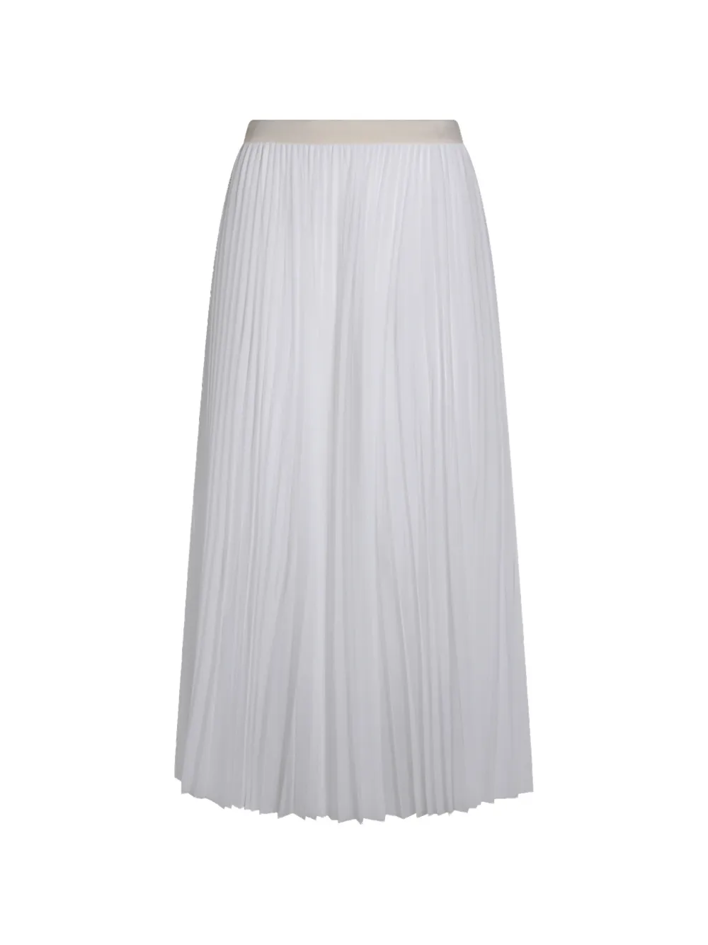 Fabiana Filippi A-line pleated skirt - Bianco