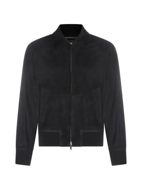 Salvatore Santoro zip-up suede jacket
