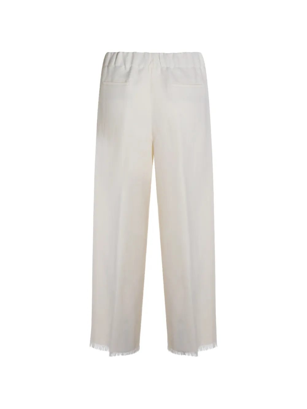  Antonelli Elasticated Frayed Trousers - Neutrals 