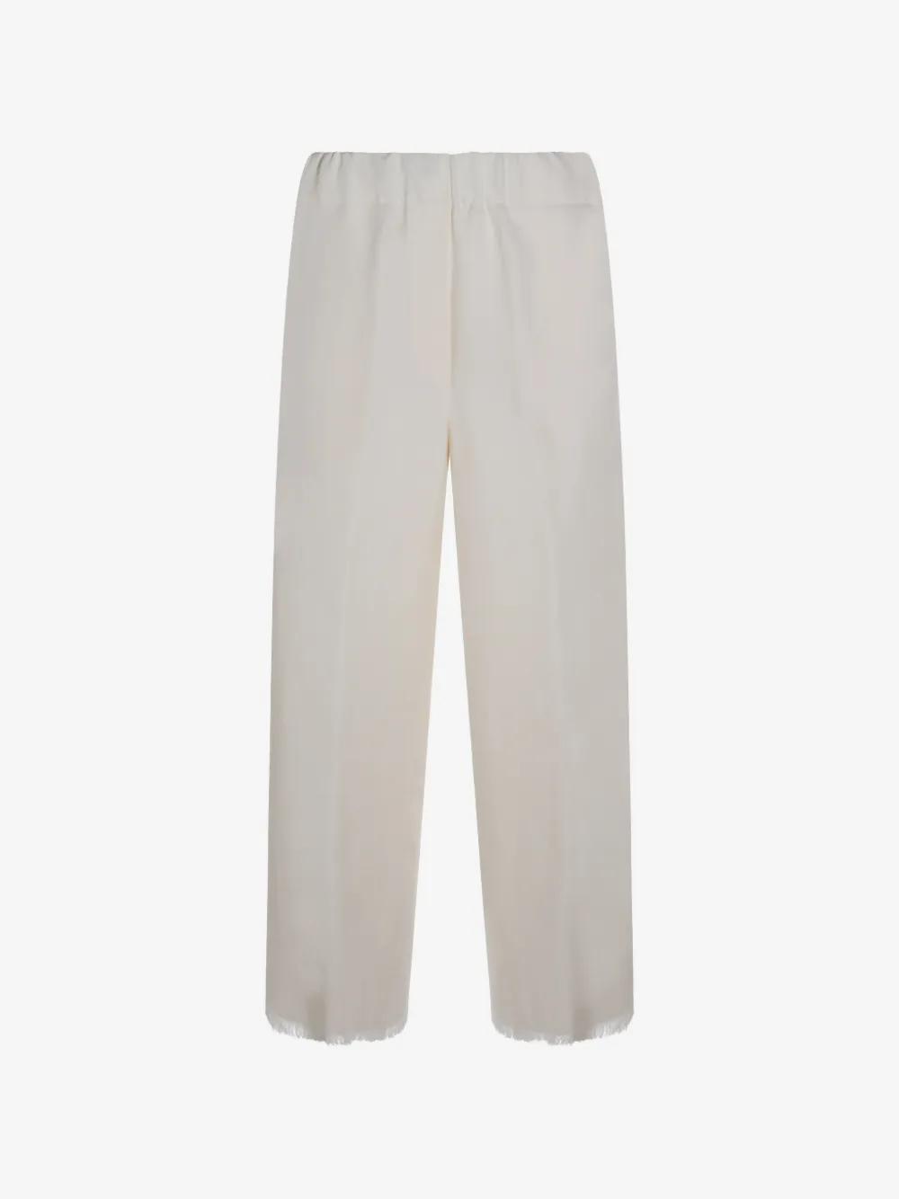 Antonelli elasticated frayed trousers | Neutrals | Image 1