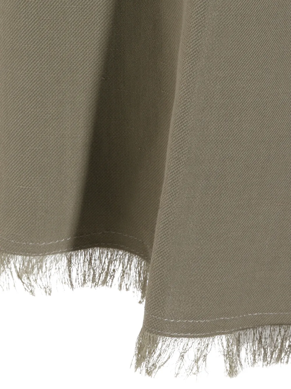 Antonelli Elastische broek met franje Groen
