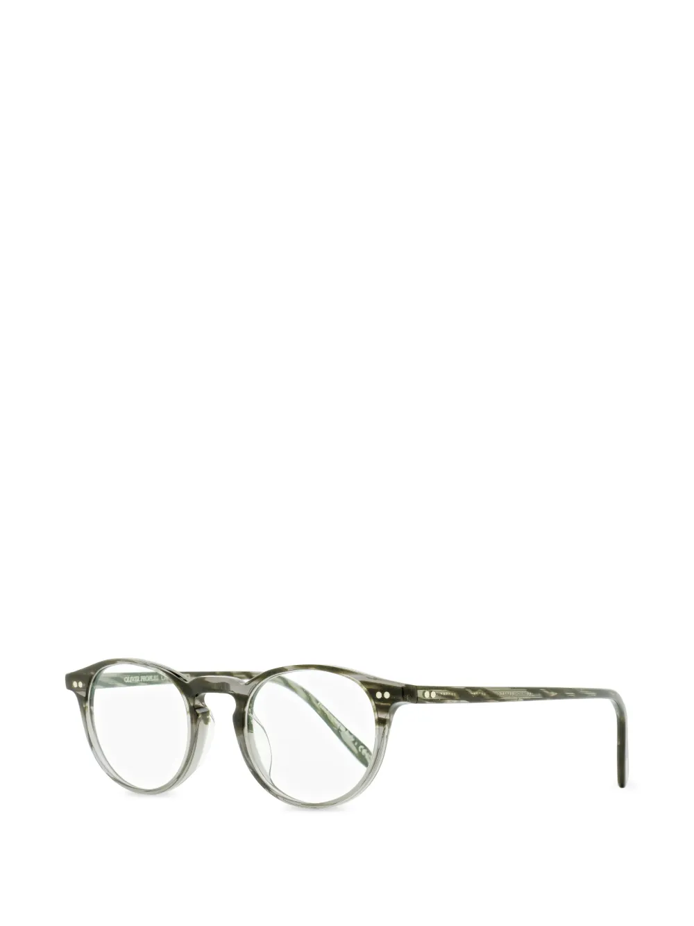 Oliver Peoples 5004 Riley-R bril met rond montuur Grijs