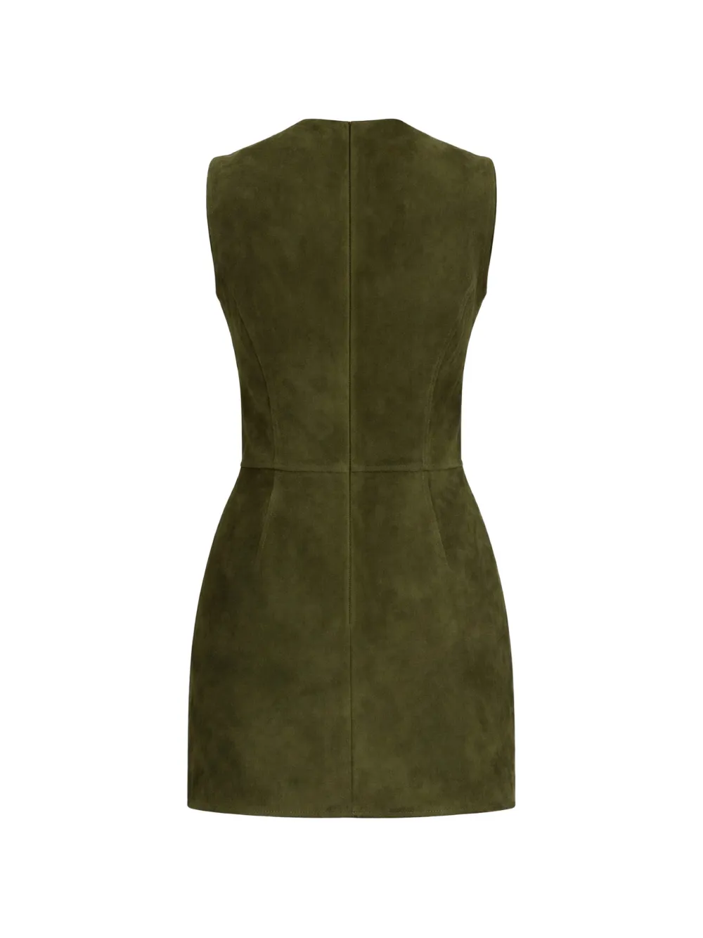  Zut Suede Mini Dress - Green 