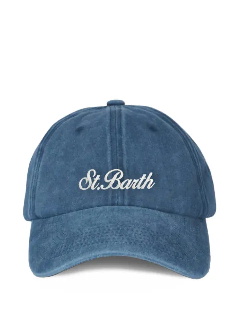 MC2 Saint Barth gorra de mezclilla con parche del logo