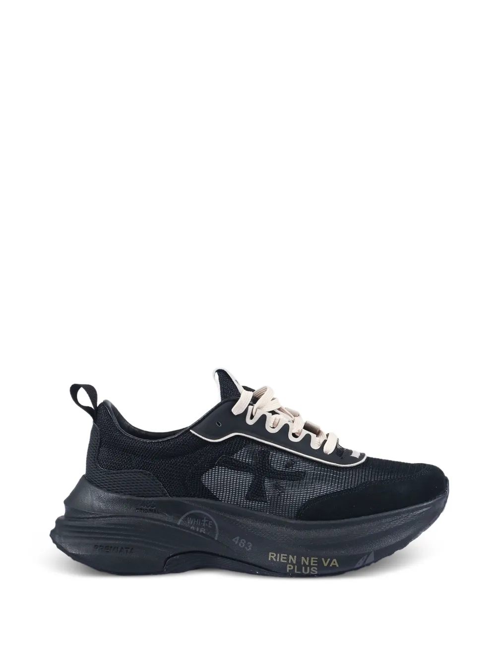 Premiata Hill logo-detail sneakers - Nero