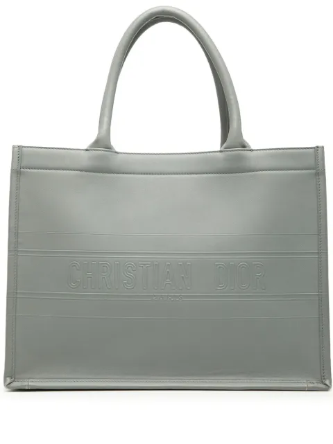 Christian Dior Pre-Owned 2020 Medium Embossed Leather Book tote bag