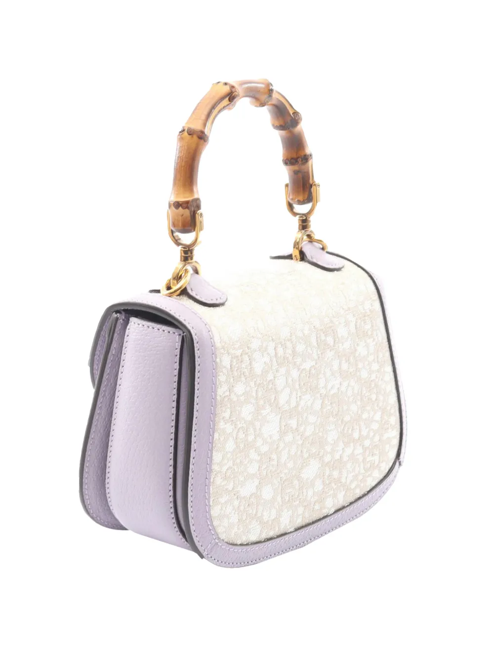 2016-2026 Mini Gg Canvas 1947 Bamboo Top Handle Bag Satchel