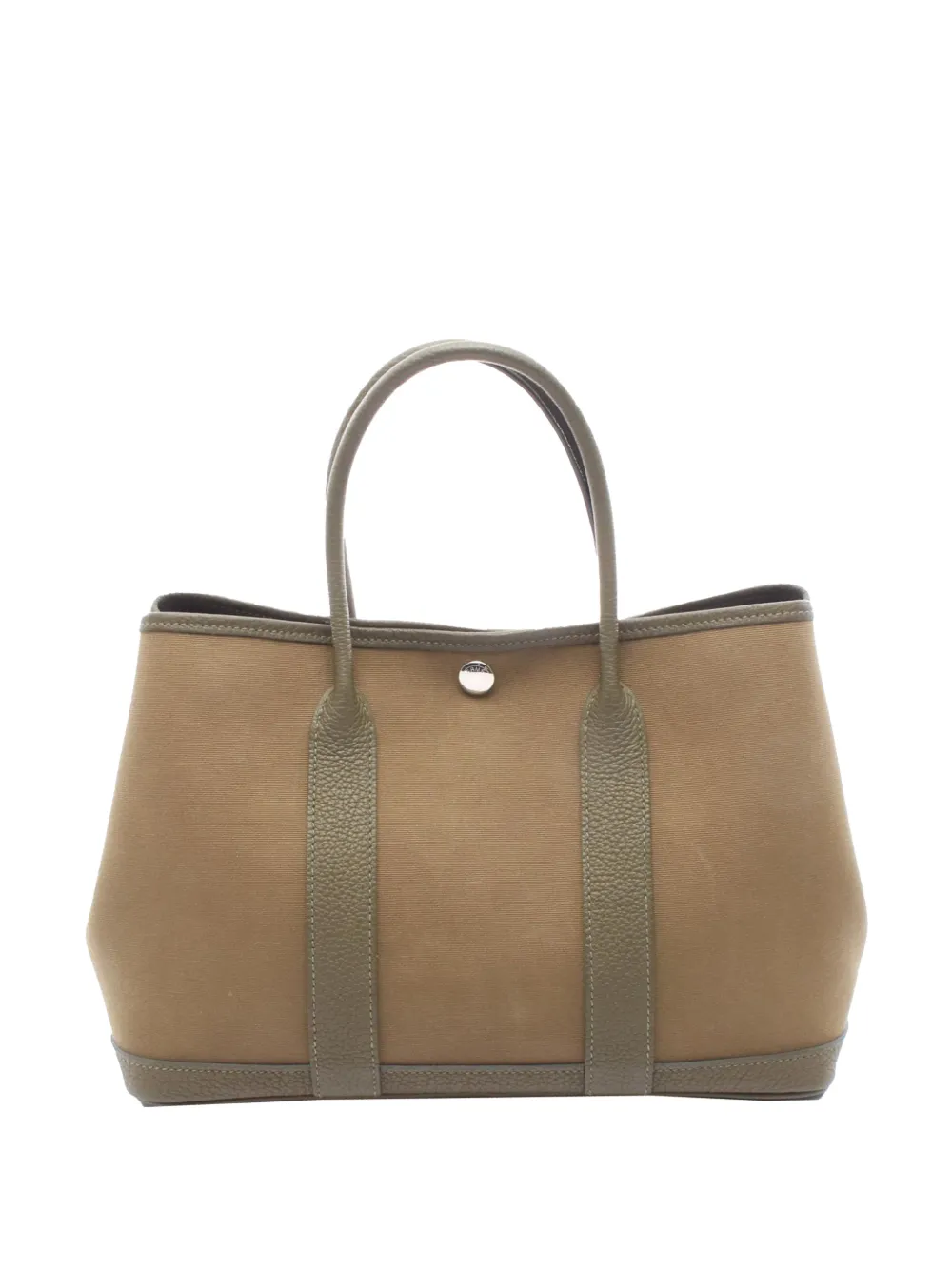 Hermès Pre-Owned 2020 Toile and Negonda Garden Party TPM tote bag - Marrone