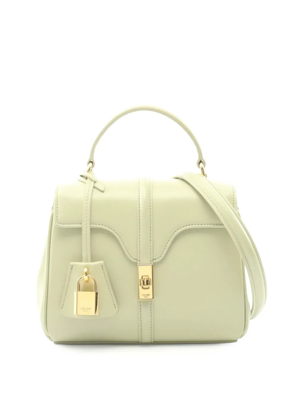 Celine Pre-Owned 2010-2026 Mini 16 satchel - Verde