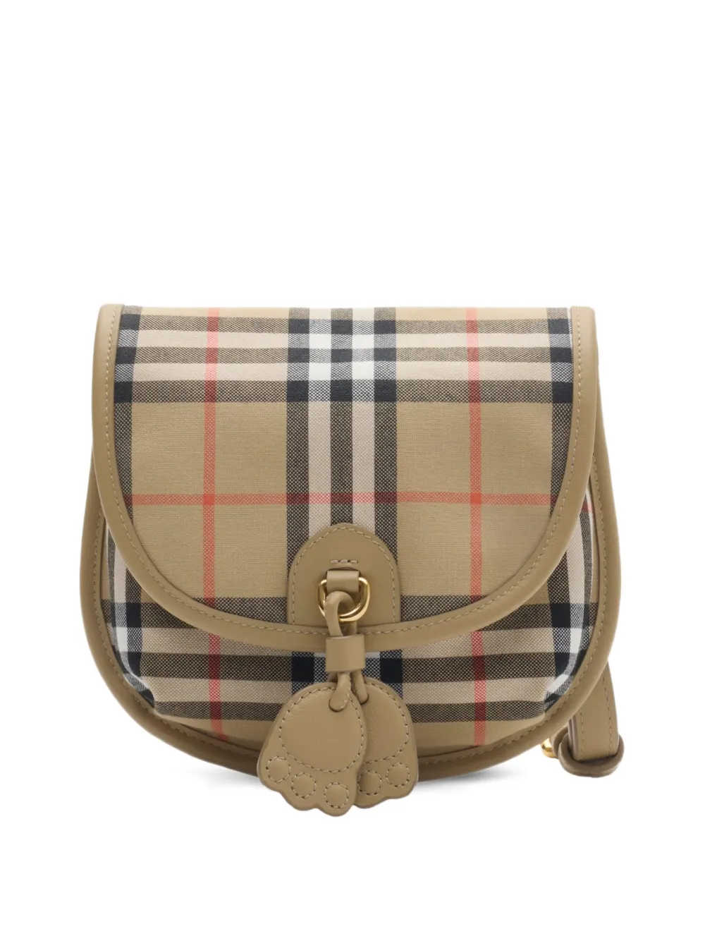 Burberry Kids Check crossbody bag - Neutrals