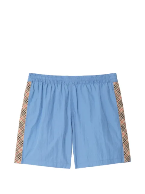 Burberry Check-trim swim shorts