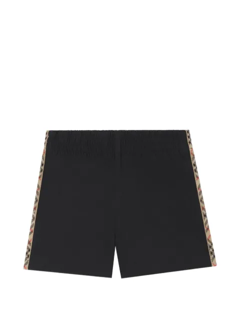 Burberry Kids check-trim swim shorts