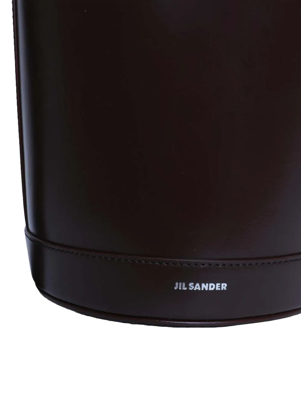 Jil Sander Cannolo bucket-tas Rood