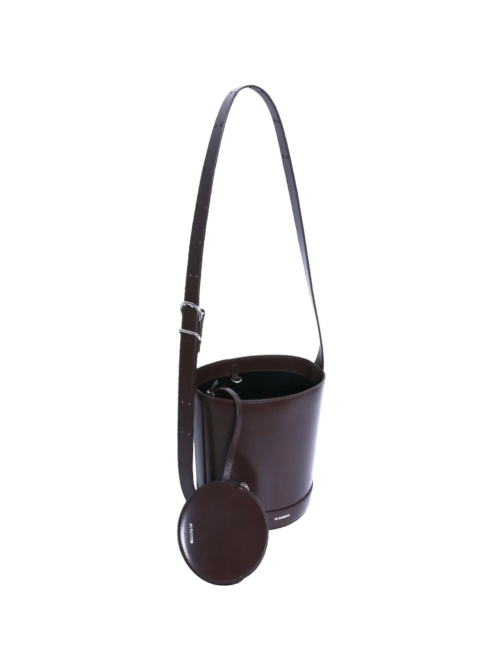 Jil Sander Cannolo bucket-tas Rood