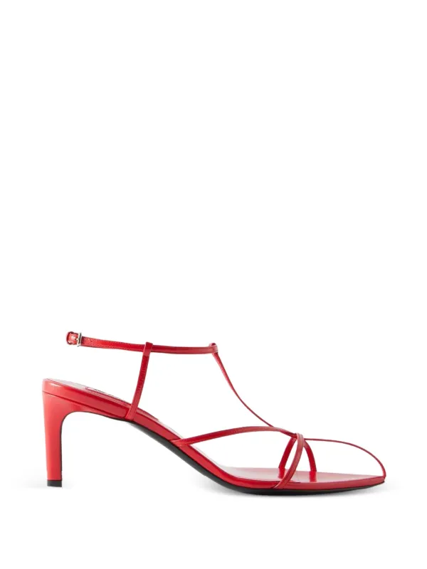 JIL SANDER ストラップサンダル Jil Sander ストラップ サンダル | レッド | FARFETCH JP