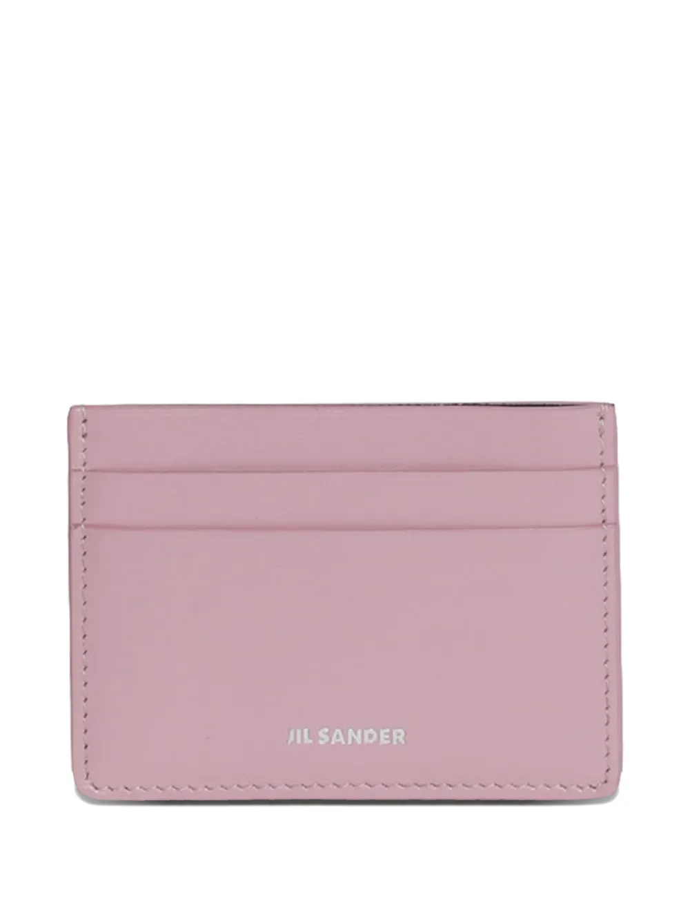Jil Sander logo-detail card holder - Rosa