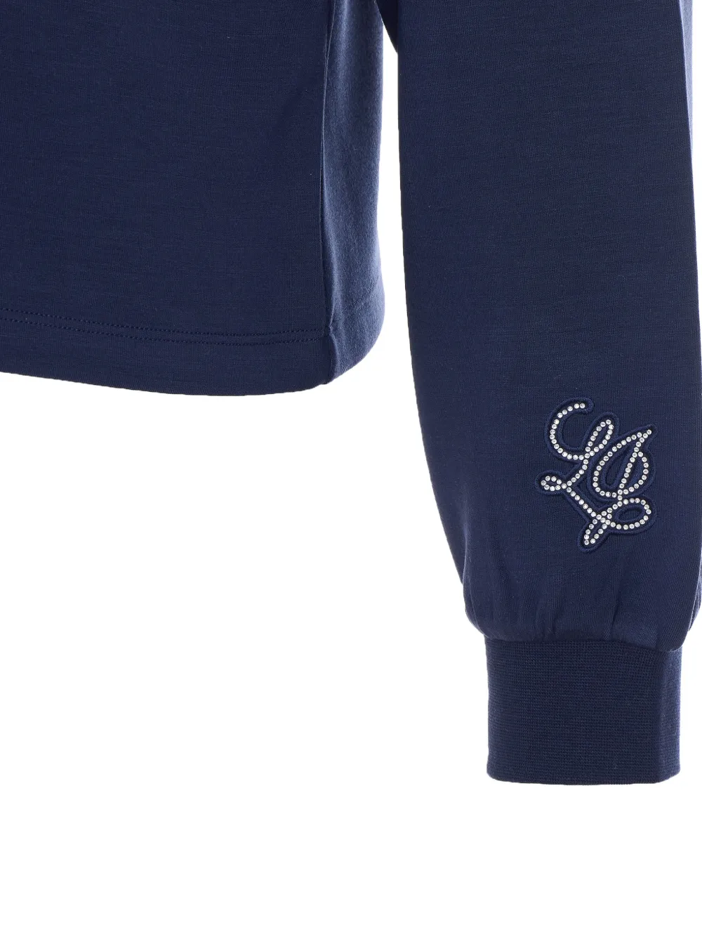 LIU JO Hoodie met opgestikte zak Blauw