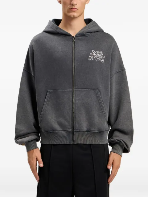 Palm Angels graphic zipped hoody
