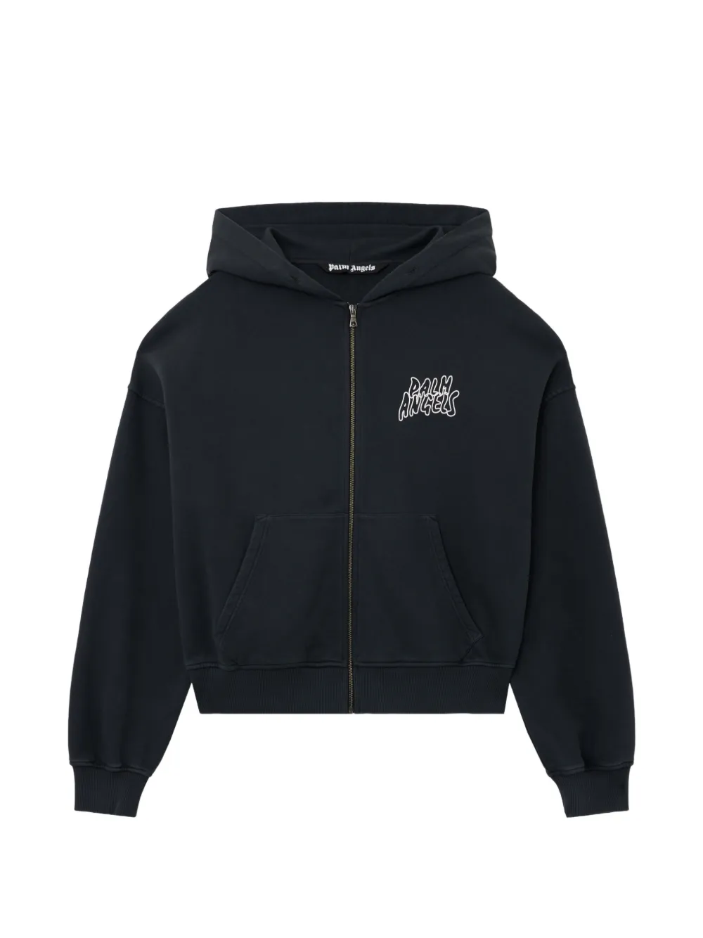 Palm Angels Felpa con zip - Grigio